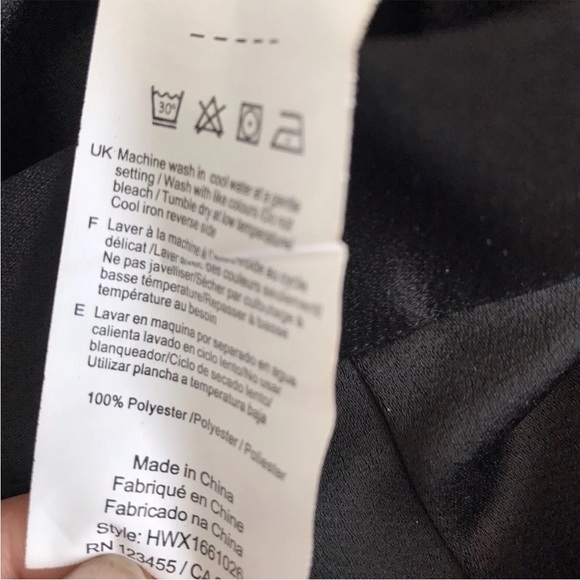 H by Halston Black Pleat Pleated Front Elastic Dress Pocketed Pants Size Medium - Picture 9 of 9